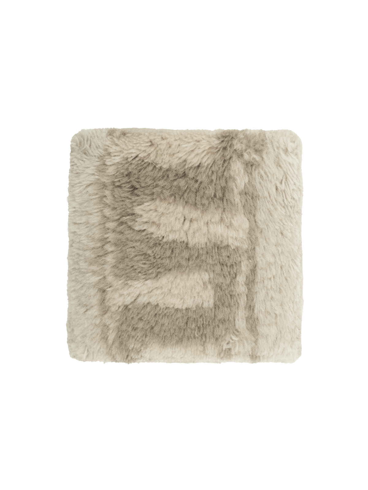 Atrium Neutral Washable Wool Fine Cut Pile Swatch