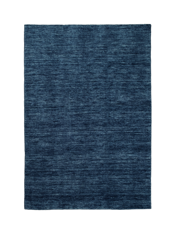 Banksia Blue Ash Washable Wool Knotted Rug
