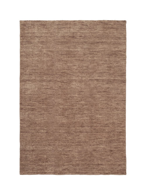Banksia clay washable wool knotted rug