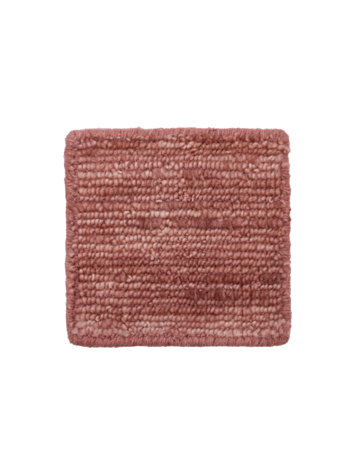 Banksia blush washable wool knotted swatch