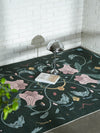 Beauty Green Chenille Rug