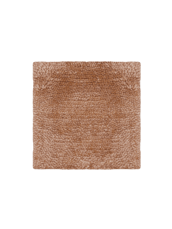 Otago terracotta washable wool berber cut pile swatch