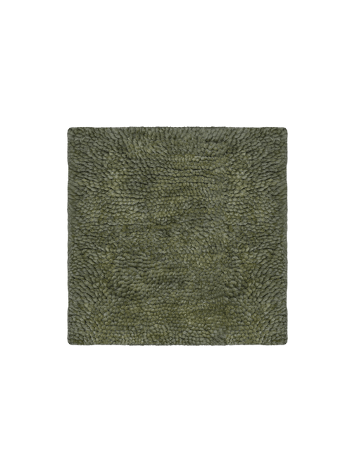 Otago dark olive washable wool berber cut pile swatch