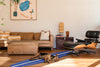 Bondi Blue Chenille Rug