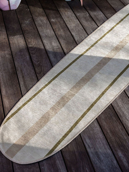 Bondi bone chenille rug