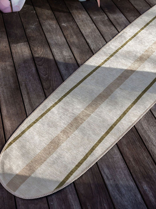 Bondi bone chenille rug