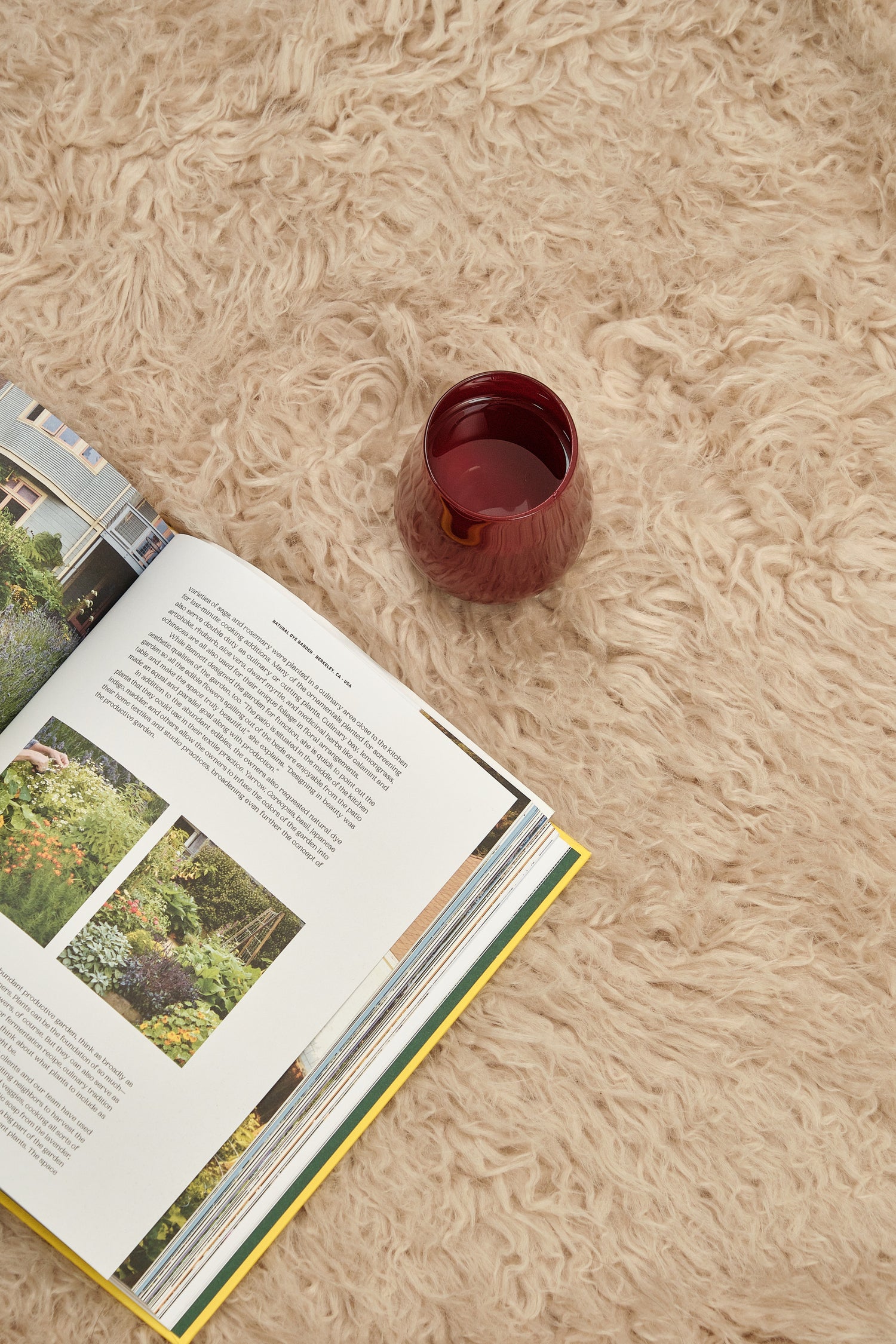 Haven Bone Vegan Flokati Shag Rug