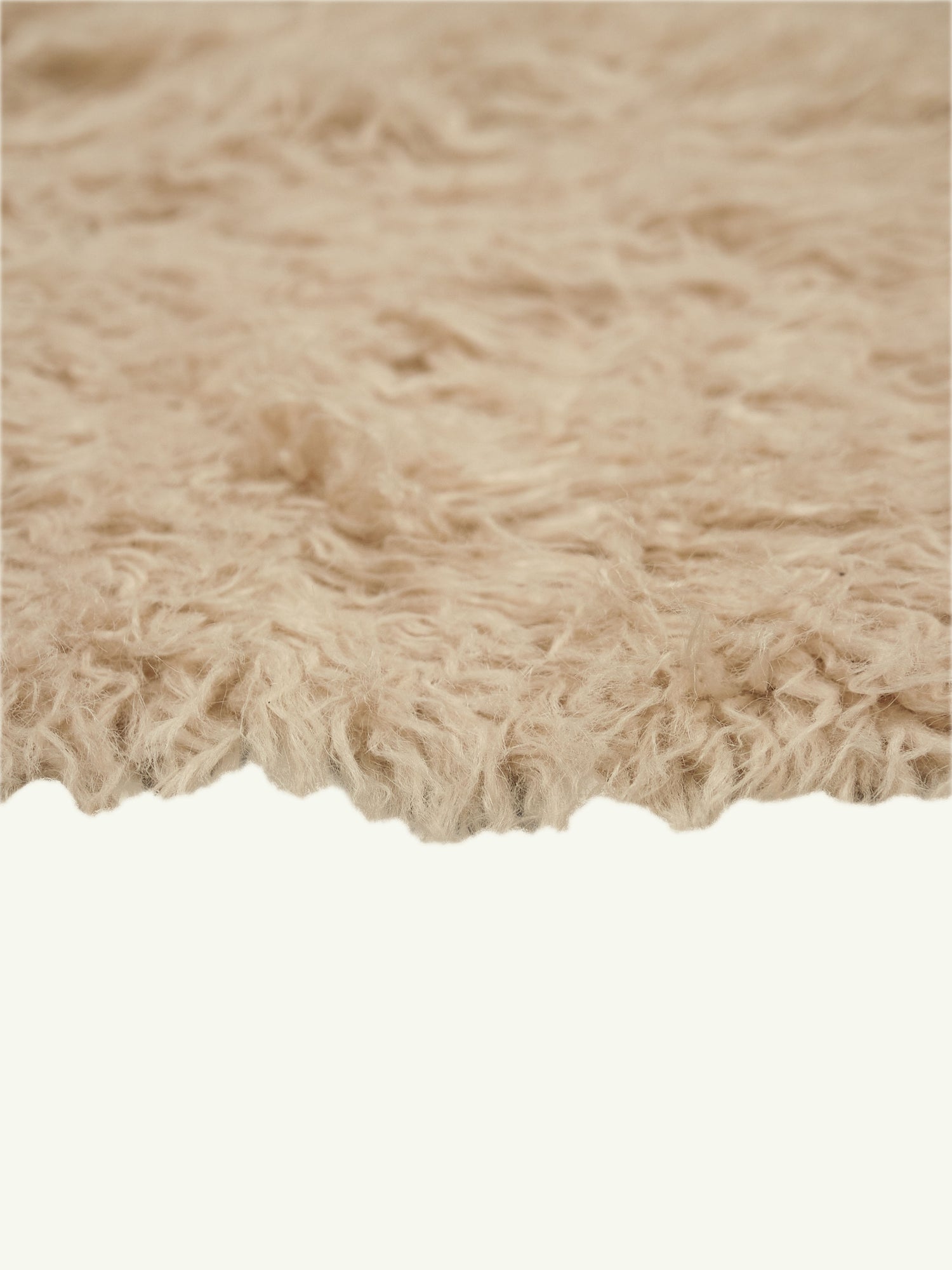 Haven Bone Vegan Flokati Shag Rug
