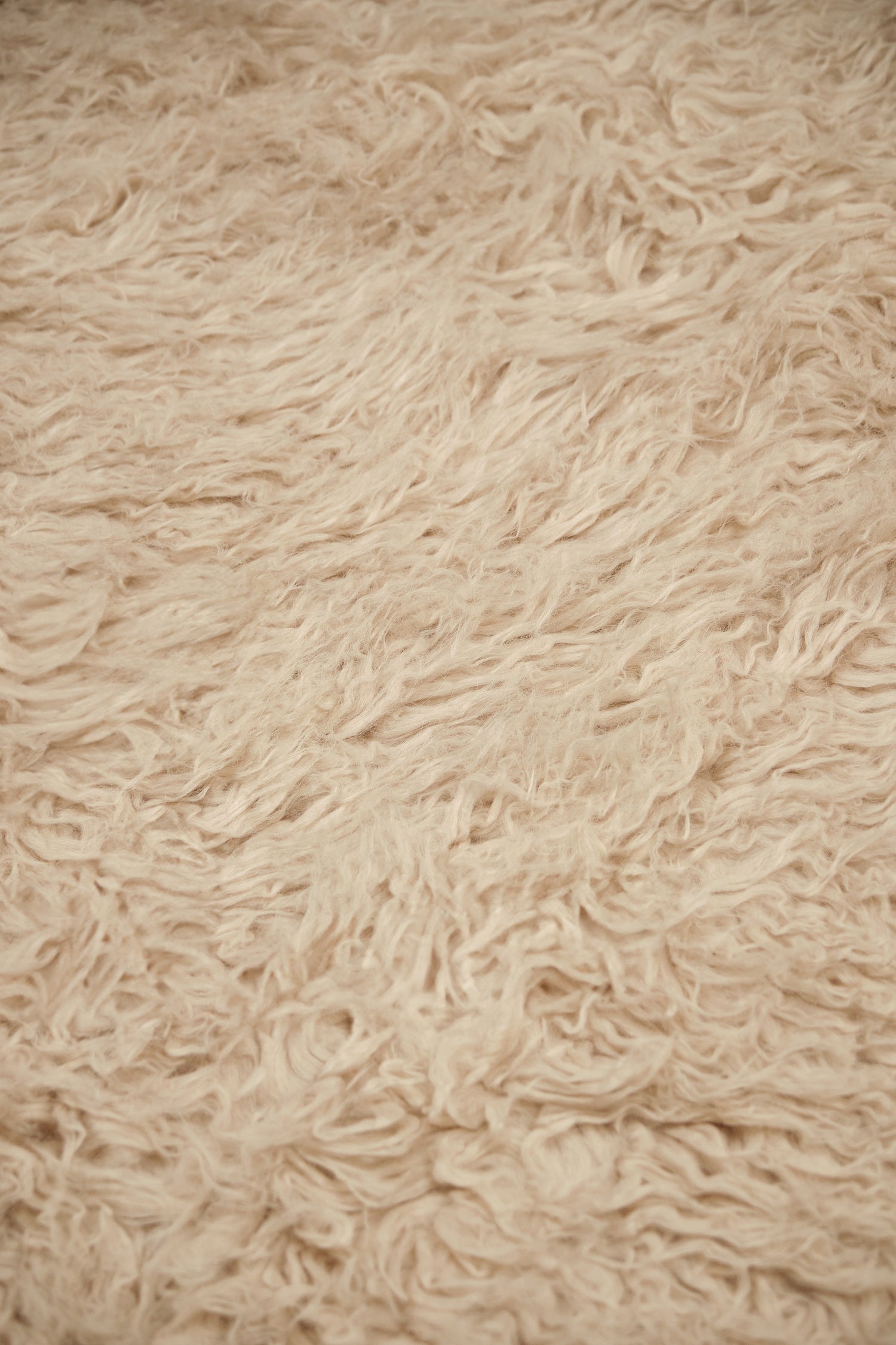 Haven Bone Vegan Flokati Shag Rug