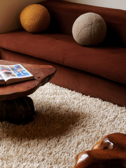 Poncho bone shag rug