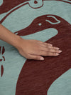Brooch  Burgundy Chenille Rug