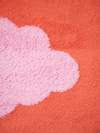 Clouds Red Cotton Feel Rug