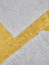 Human Mustard Cotton Feel Rug