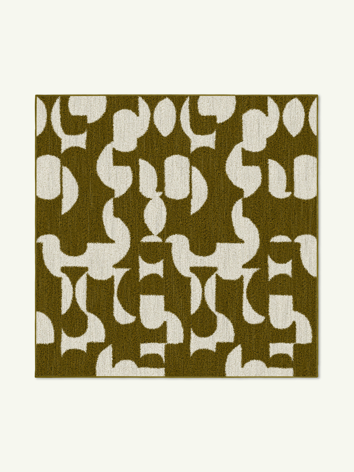 Novel Olive Cotton Feel Rug