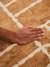 Clock Rust Cotton Feel Rug