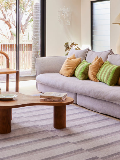 Carrel gray chenille rug