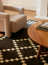 Centre Charcoal Chenille Rug