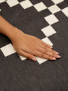Centre Charcoal Chenille Rug
