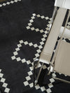 Centre Charcoal Chenille Rug