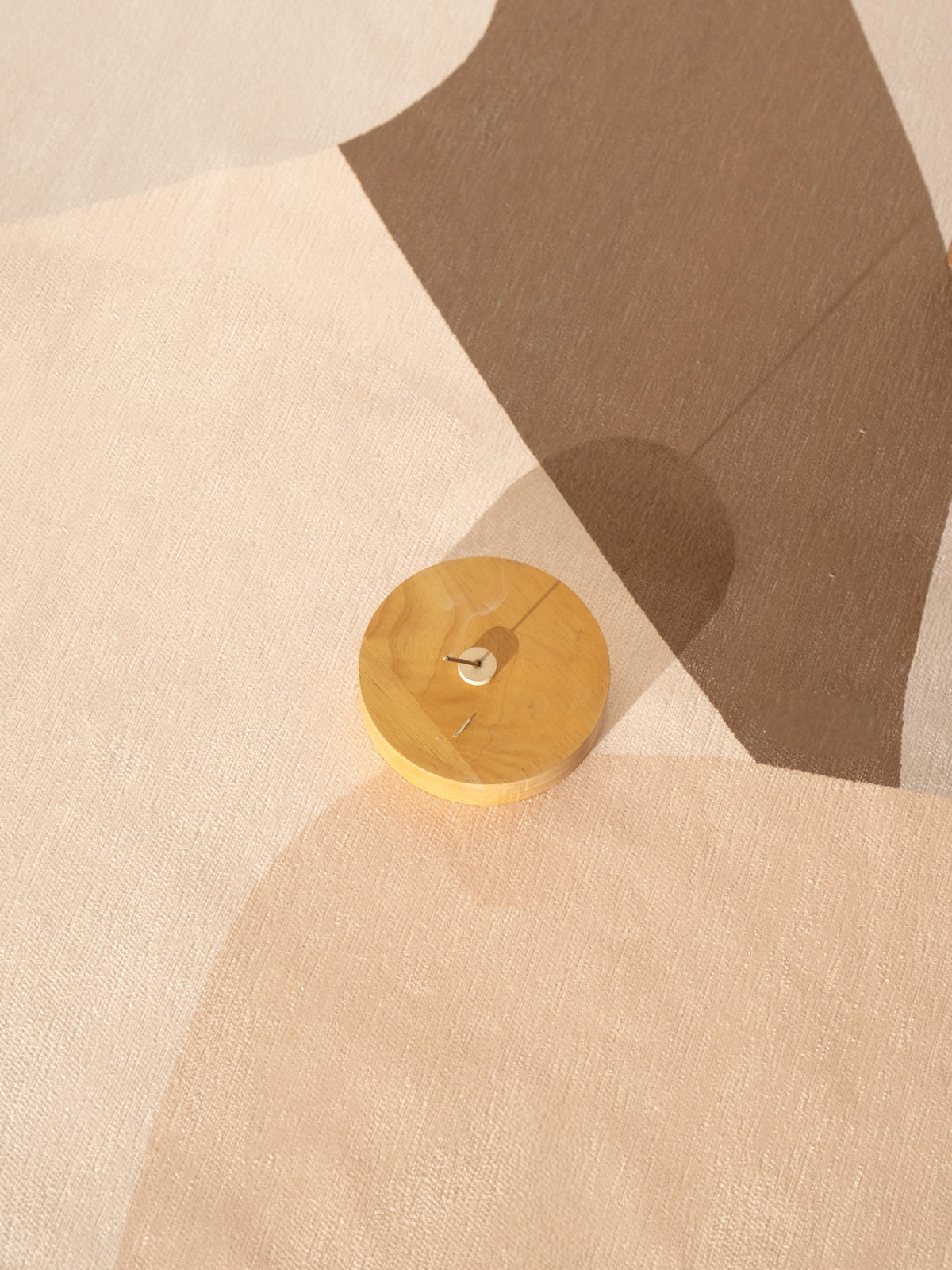 Configured Brown Chenille Rug