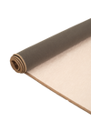 Configured Brown Chenille Rug