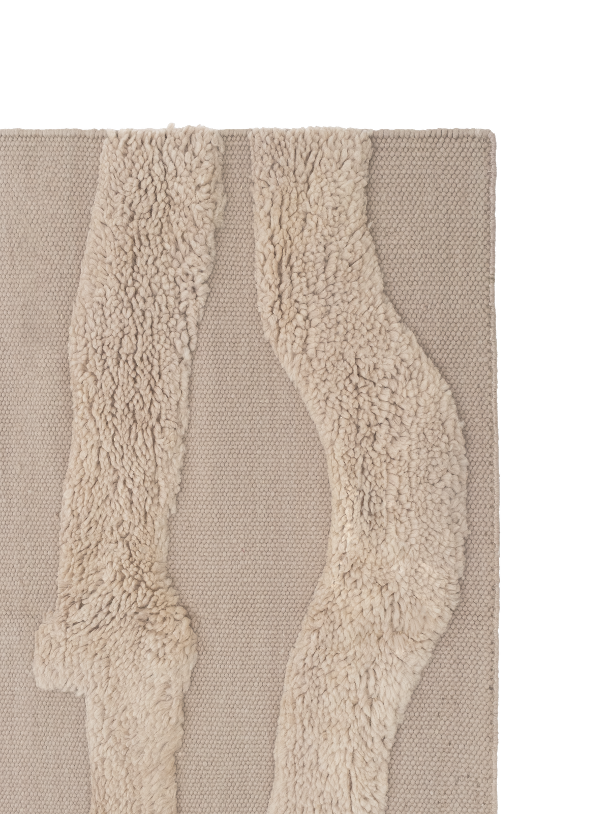 Cradle Neutral Washable Wool Handwoven Rug