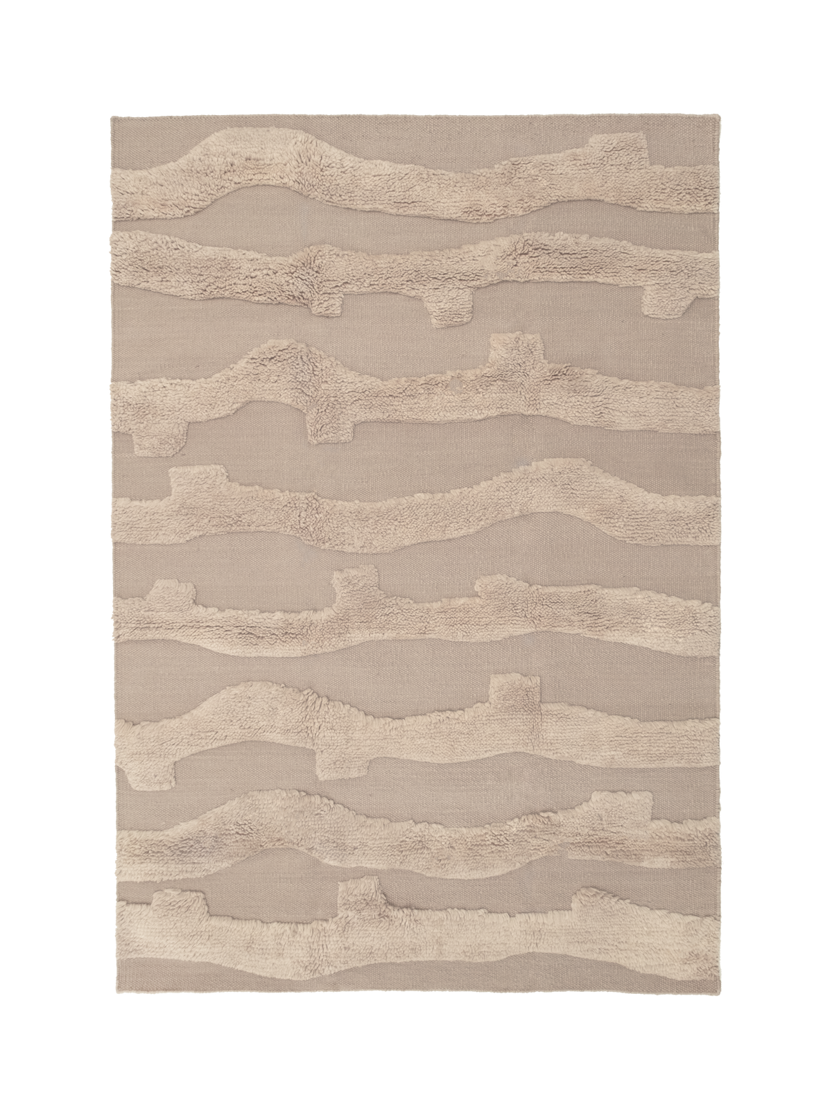 Cradle Neutral Washable Wool Handwoven Rug