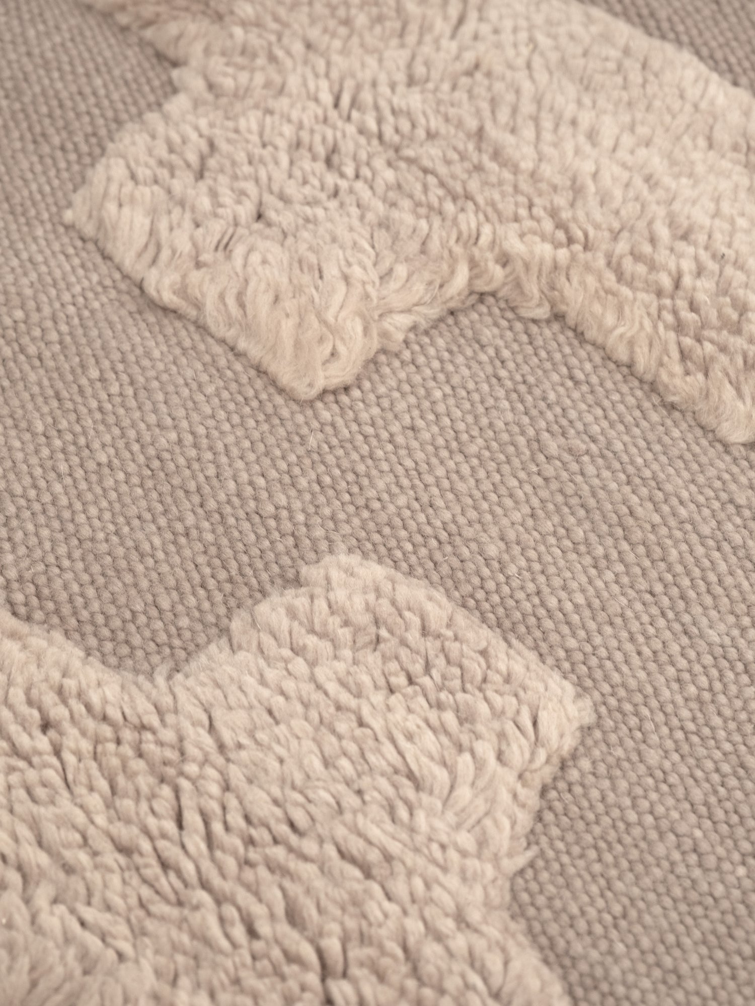 Cradle Neutral Washable Wool Handwoven Rug