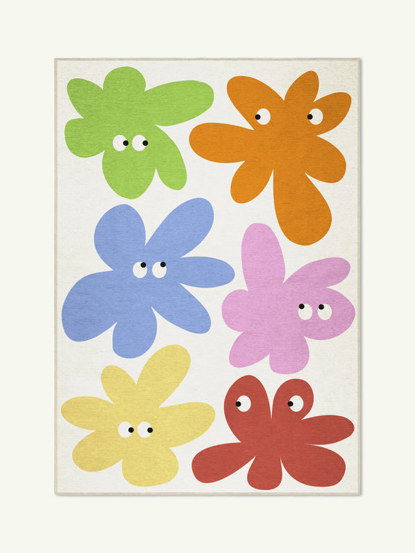 Crew cream chenille rug
