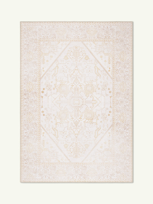 Harmony neutral chenille rug