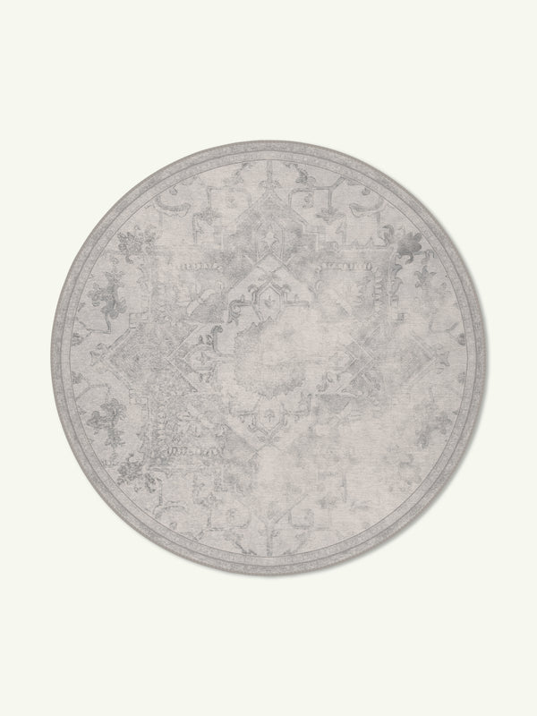 Together gray chenille rug