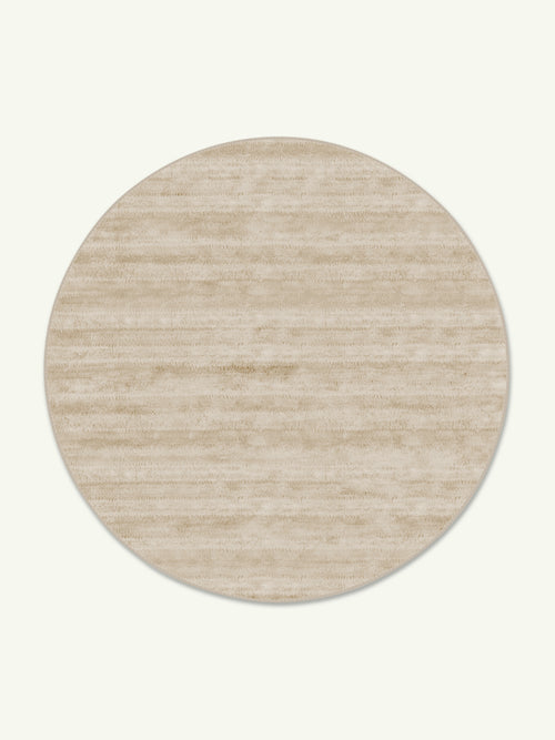 Willow cream highland round rug