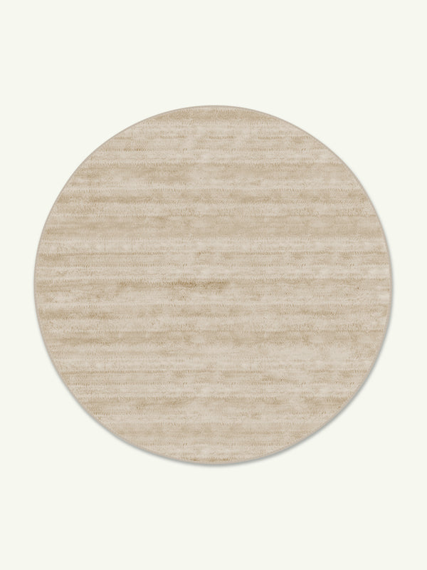 Willow cream highland round rug