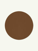 Peace Dark Tan Vegan Shearling Rug