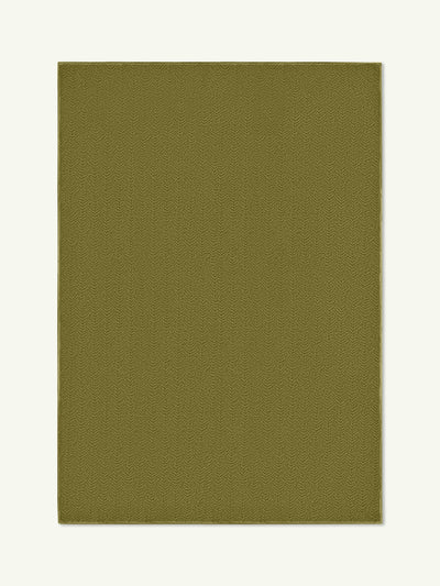 Peace olive vegan shearling rug