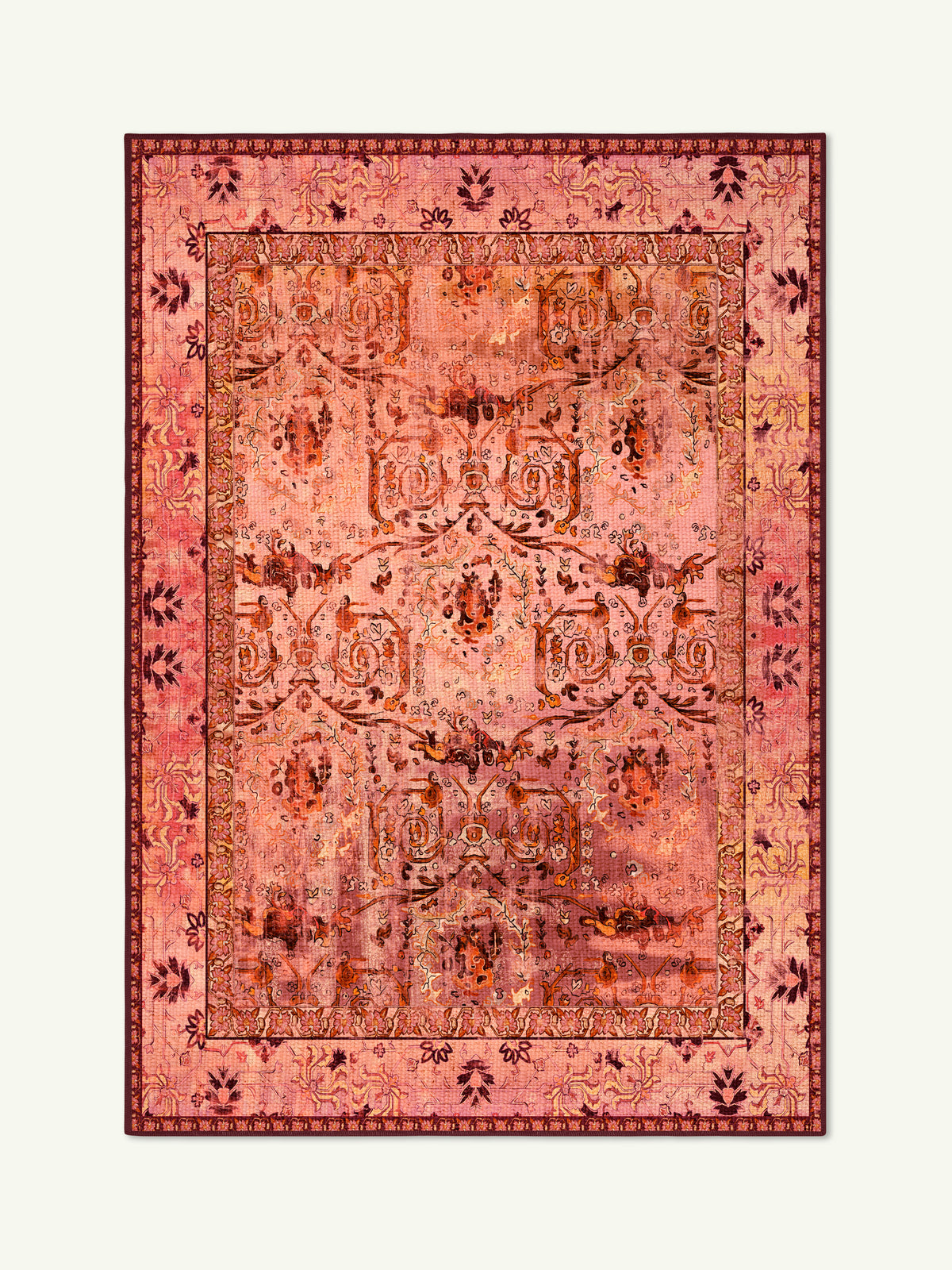 Mother Pink Chenille Rug