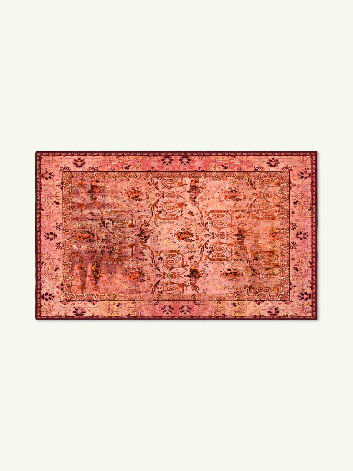 Mother Pink Chenille Rug