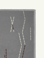 Rhythm Light Gray Chenille Rug