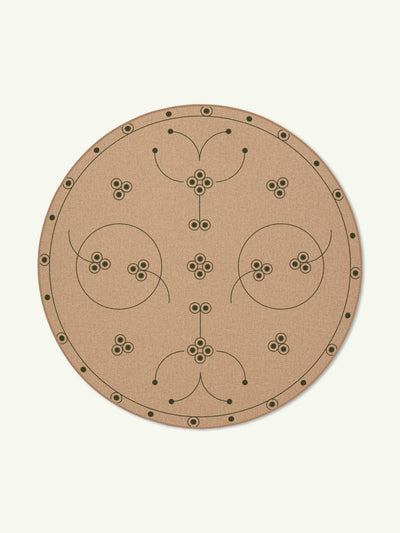 Vine Cream New Jute Rug