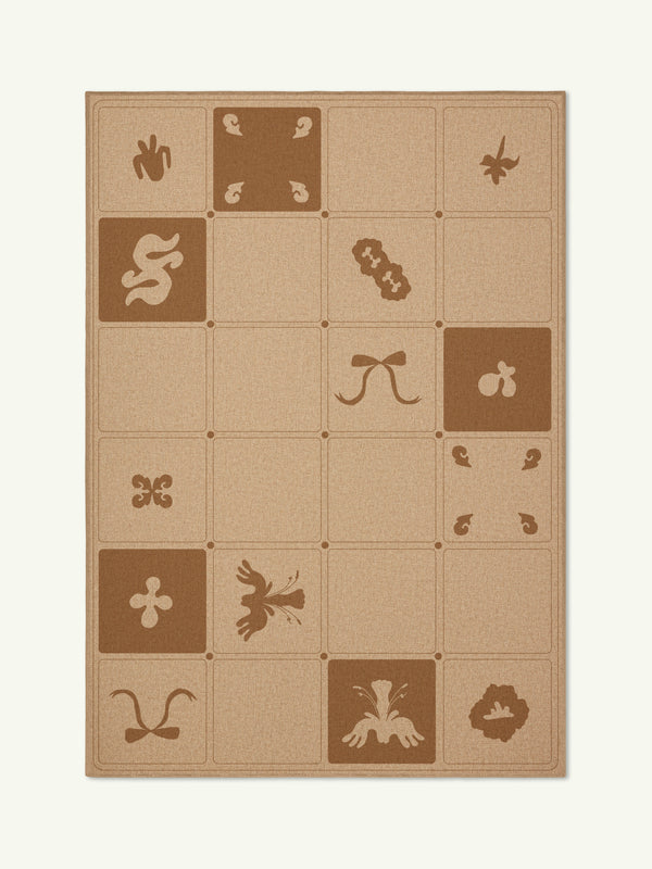 Codex brown new jute rug