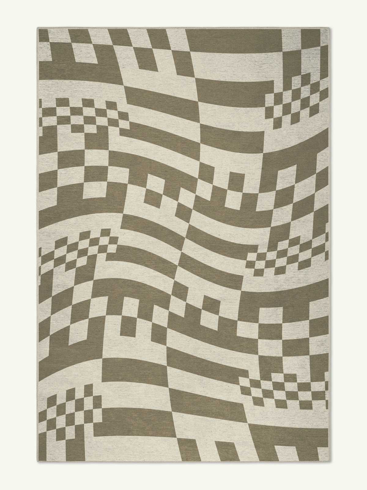 Win Beige Chenille Rug