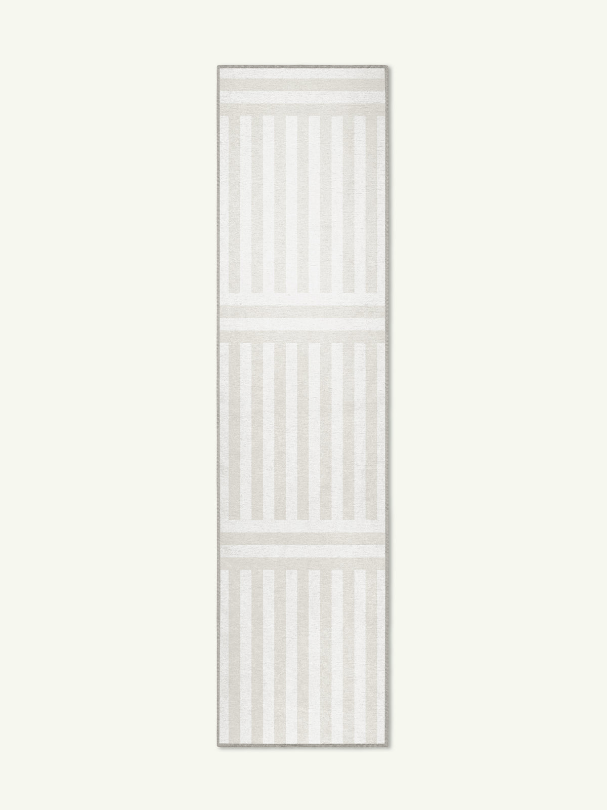 Plinth Bone Chenille Runner