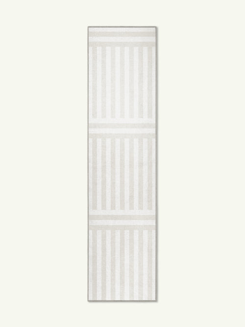 Plinth bone chenille runner
