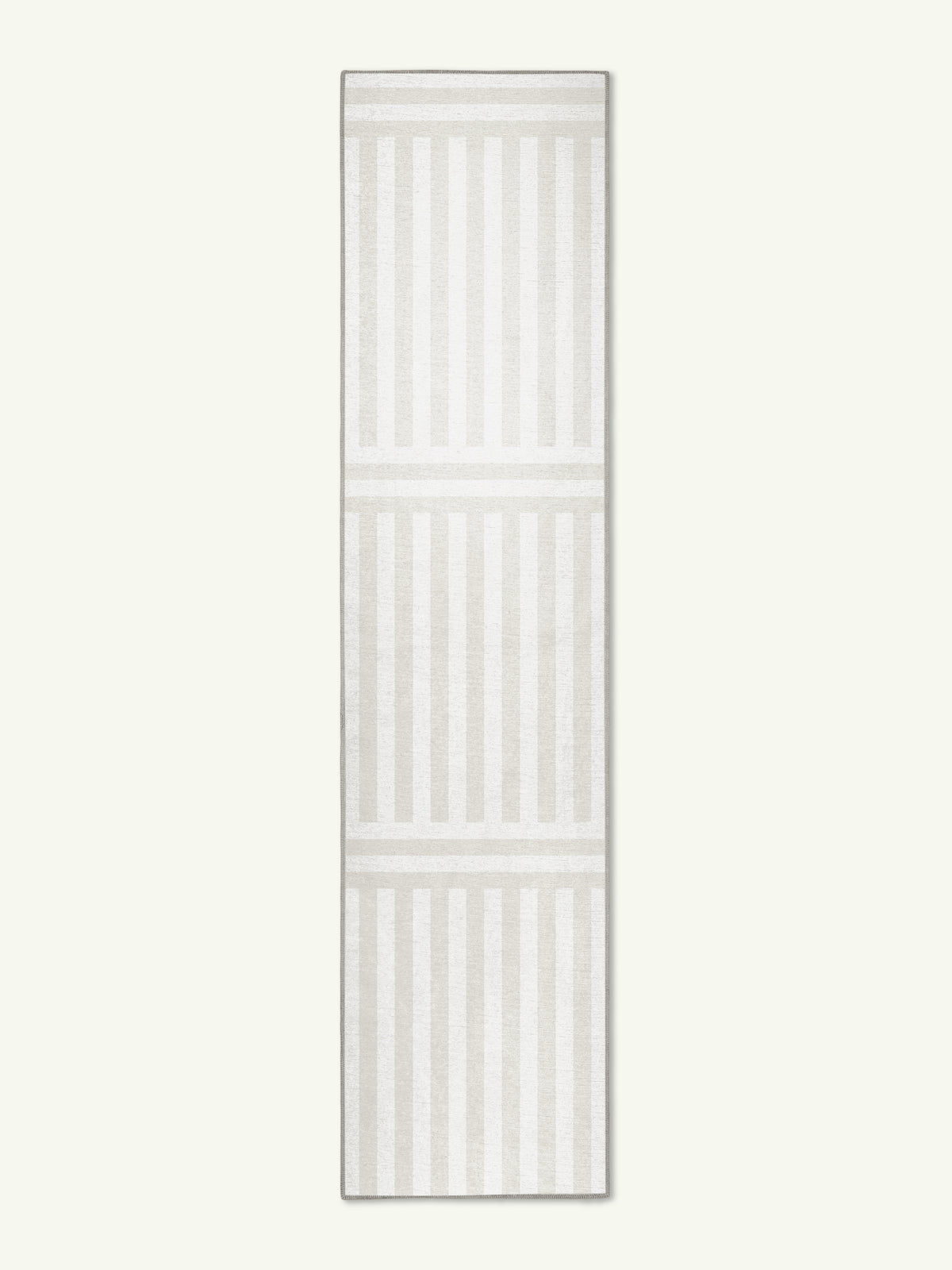 Plinth Bone Chenille Runner