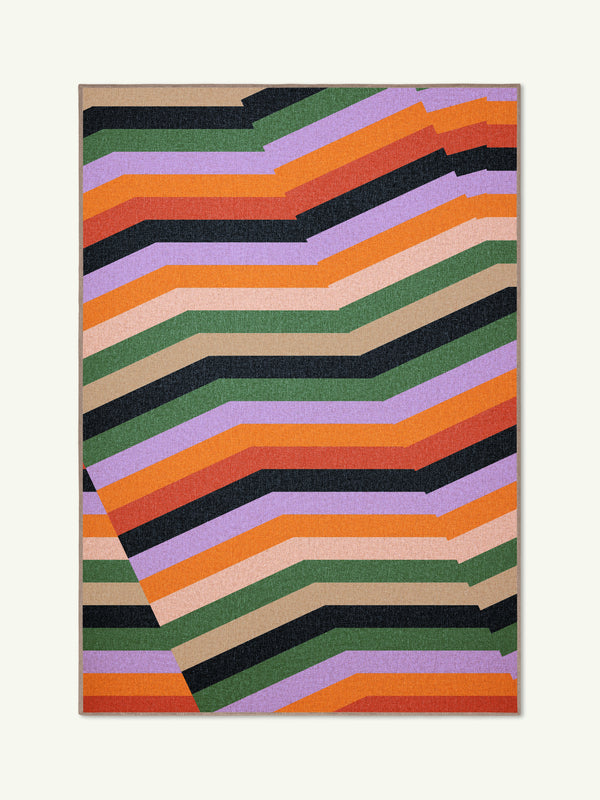 High multi new jute rug
