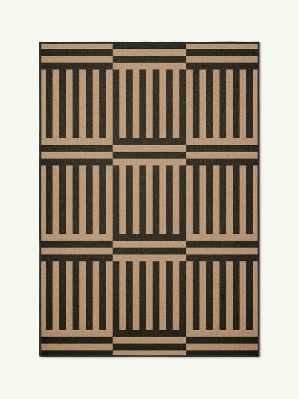 Unboxed olive new jute rug
