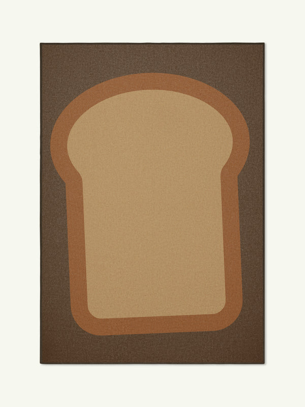 Breakfast brown new jute rug