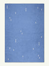 Confetti Ocean Blue Cotton Feel Rug