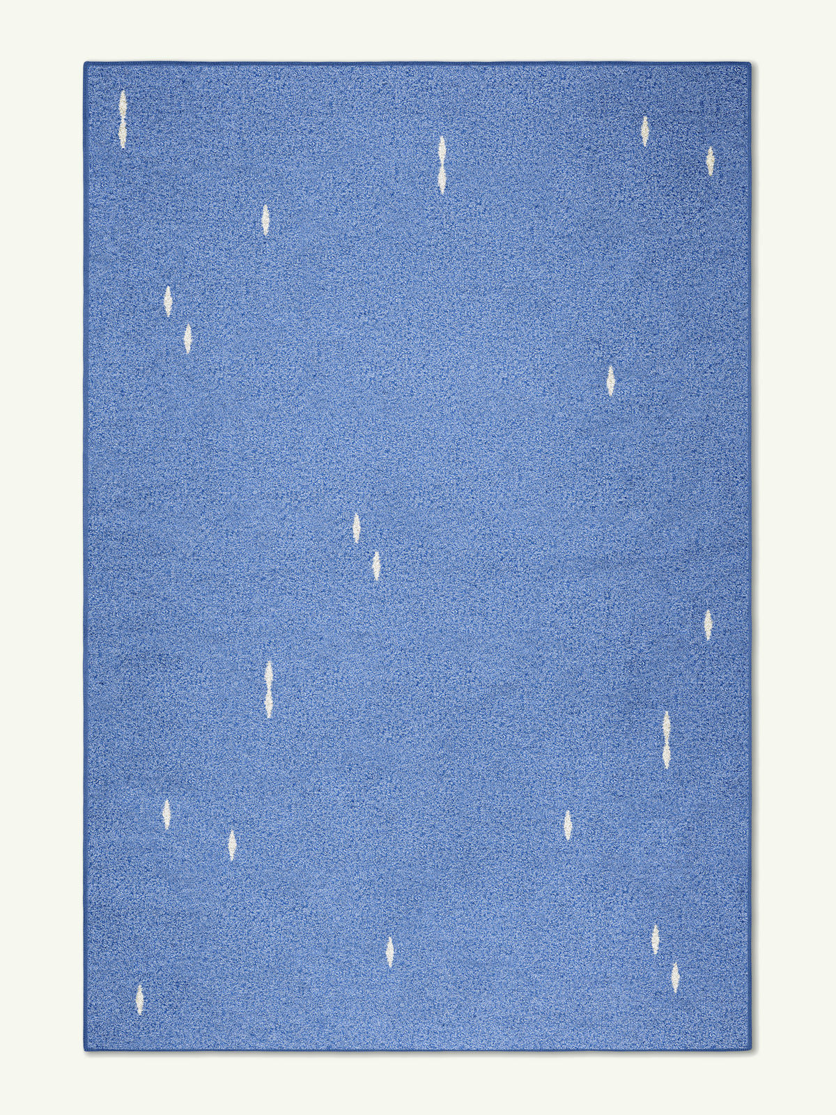 Confetti Ocean Blue Cotton Feel Rug