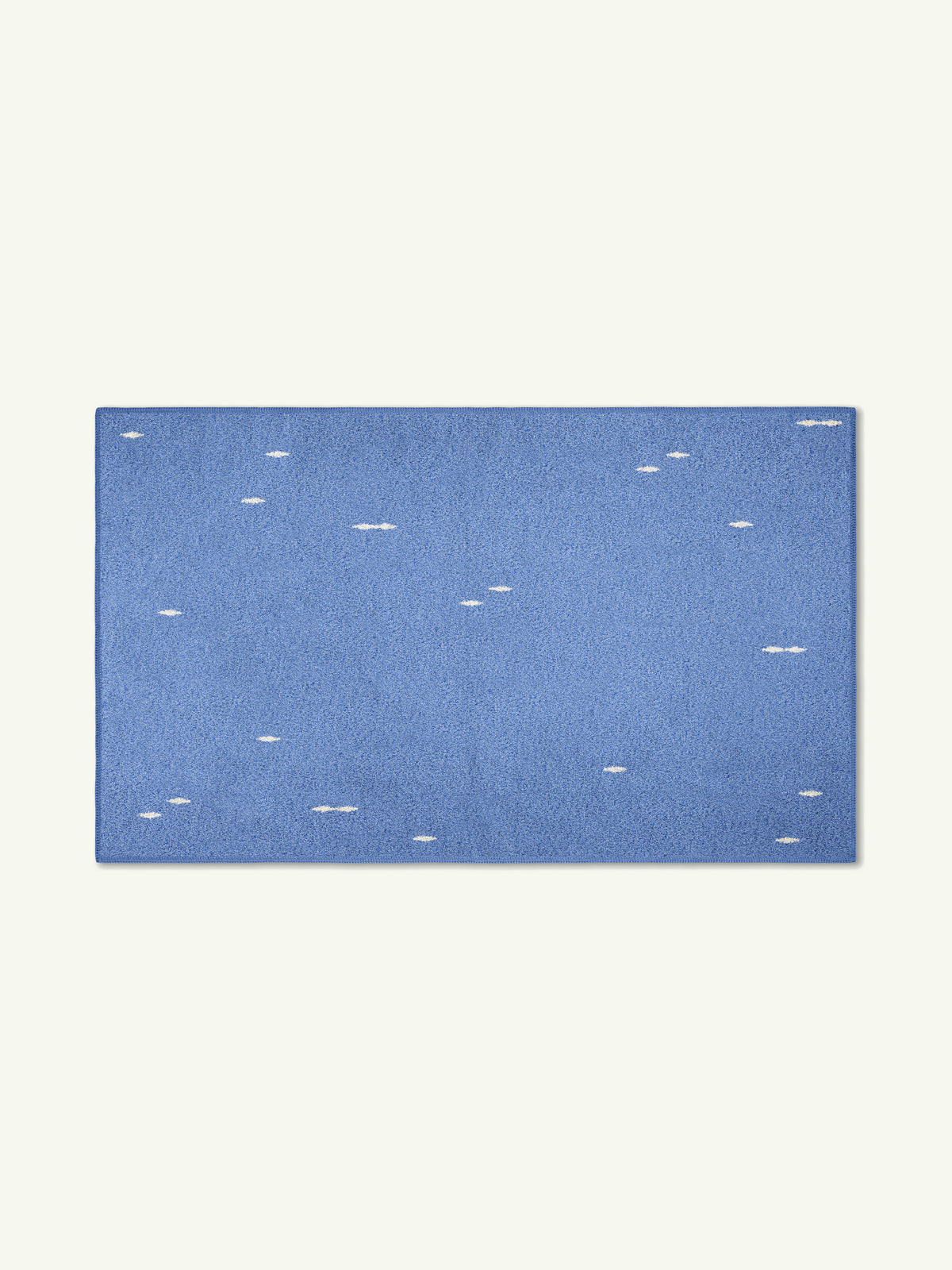 Confetti Ocean Blue Cotton Feel Rug